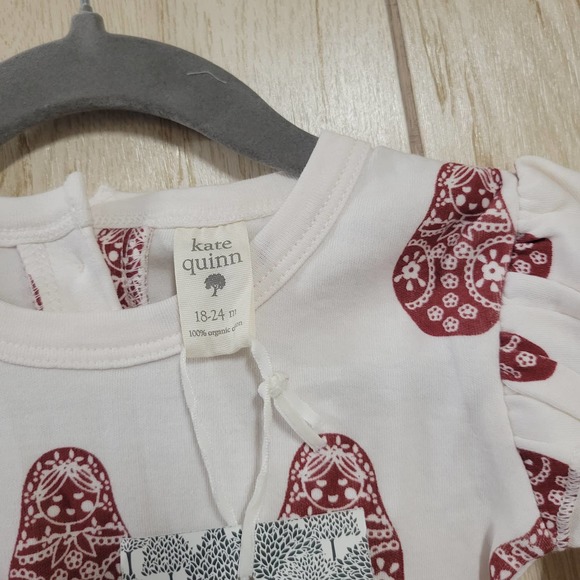 Kate Quinn Nesting Dolls Ruffled Long Sleeves Bodysuit - Picture 3 of 4